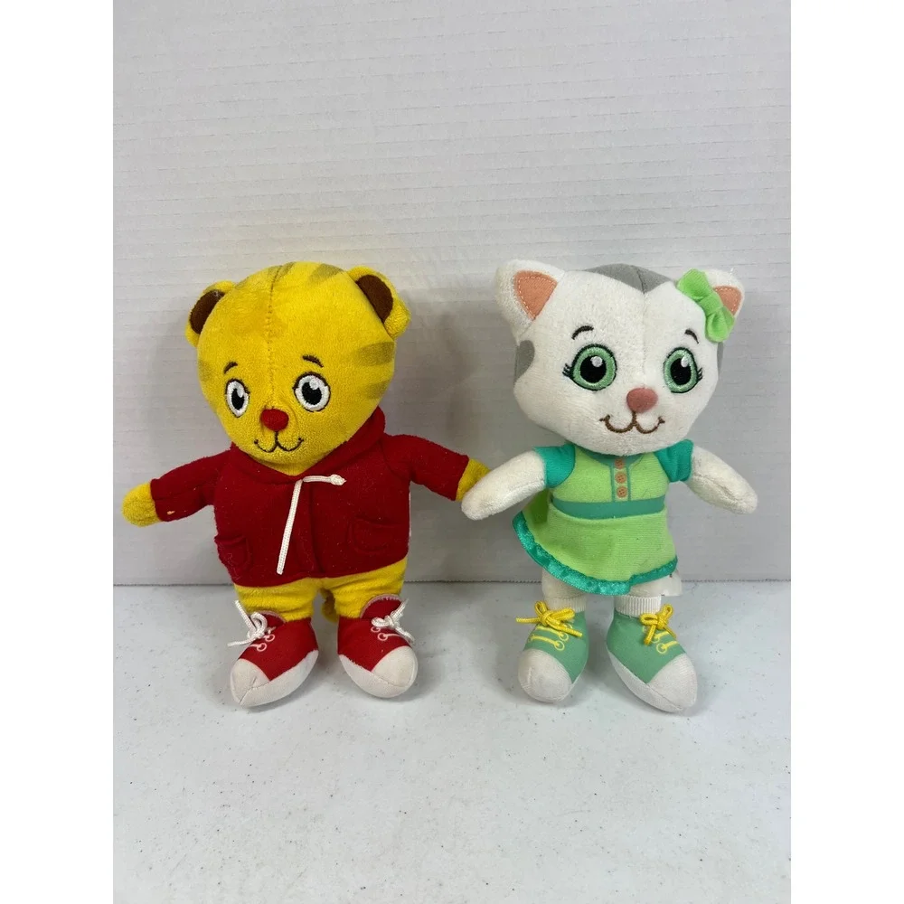 Daniel Tiger and Katerina Kittycat Plush Set 7 Inch Jakks Pacific PBS Kids Toys